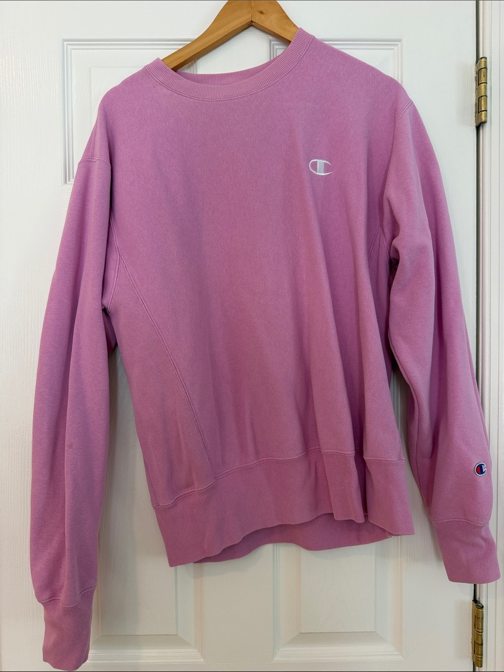 Champion Lavender-Pink Crewneck Sweatshirt